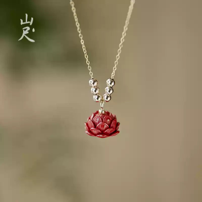 Cinnabar earrings - remove bad luck