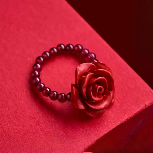Cinnabar Ring--Increase Luck
