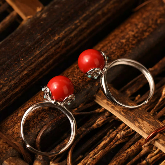 Cinnabar Ring--Increase Luck