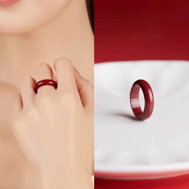 Cinnabar Ring--Birth Month Blessing
