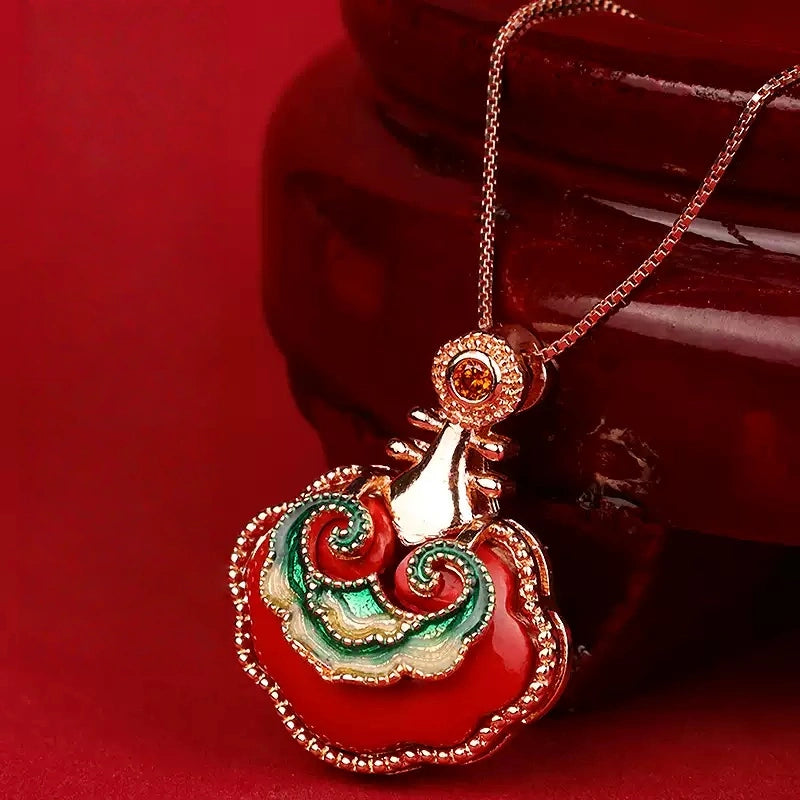 Cinnabar Necklace - Get Wealth