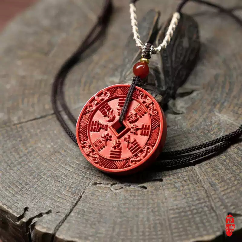 Cinnabar necklace - remove bad luck