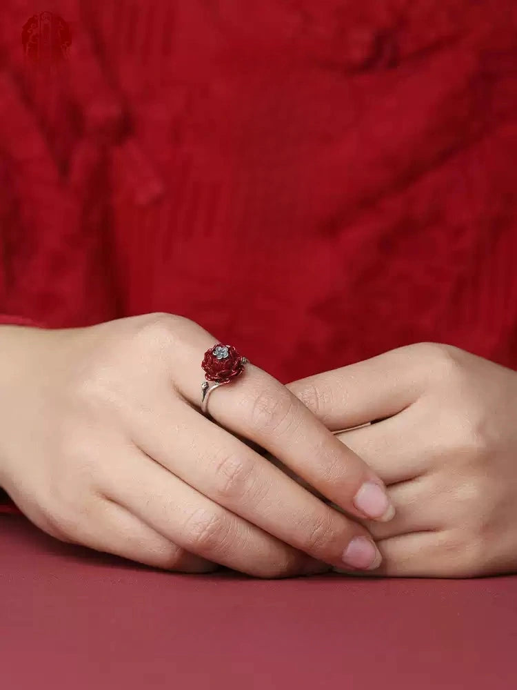 Cinnabar Ring--Wish the Elders Longevity