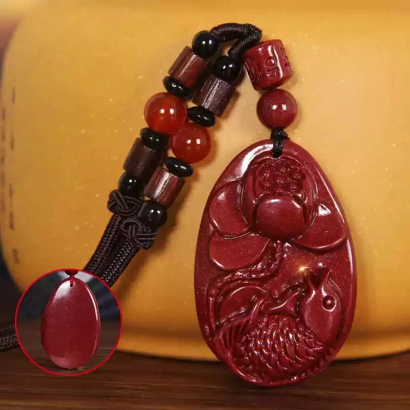 Cinnabar Necklace - Get Wealth