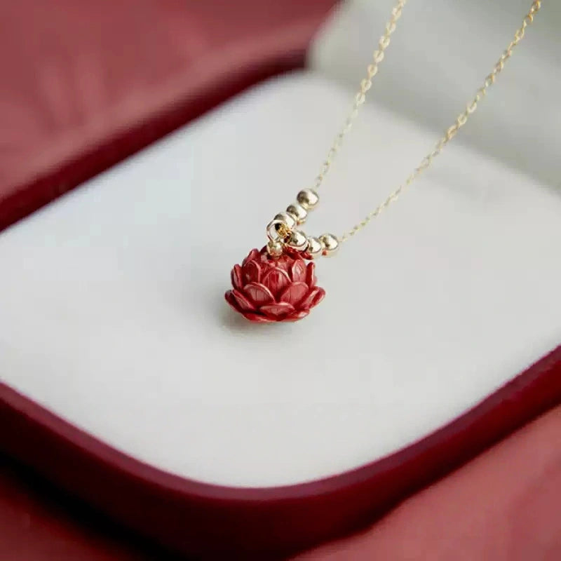 Cinnabar necklace - remove bad luck