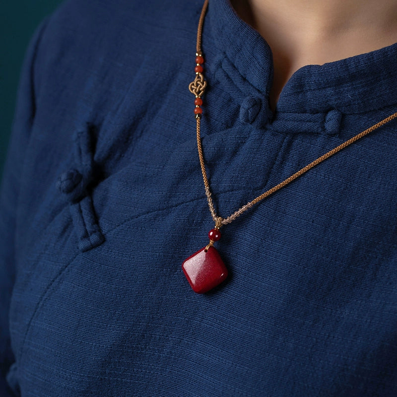 Cinnabar Necklace--Get Love