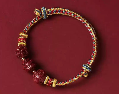 Cinnabar Bracelet--Buddhist Mascot