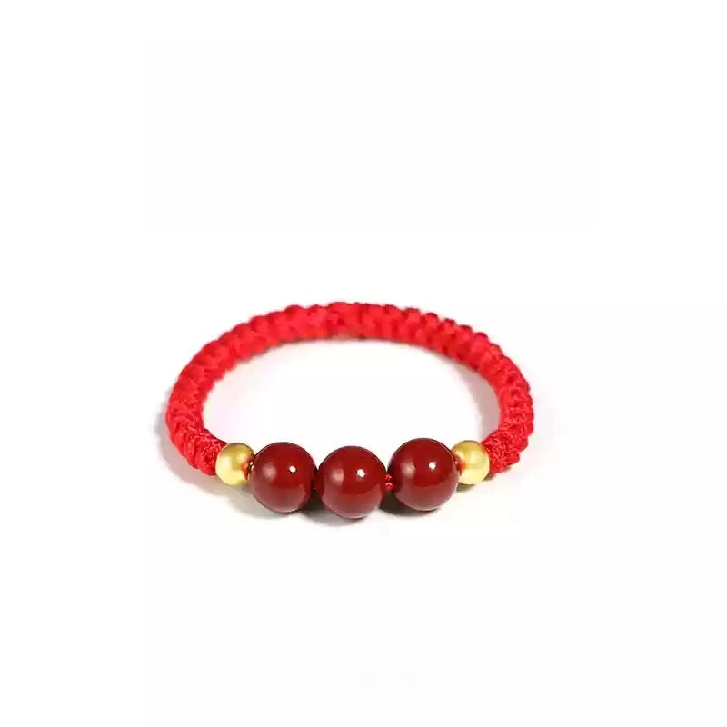 Cinnabar Ring--Wish the Elders Longevity