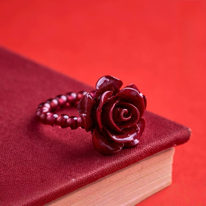 Cinnabar Ring--Increase Luck