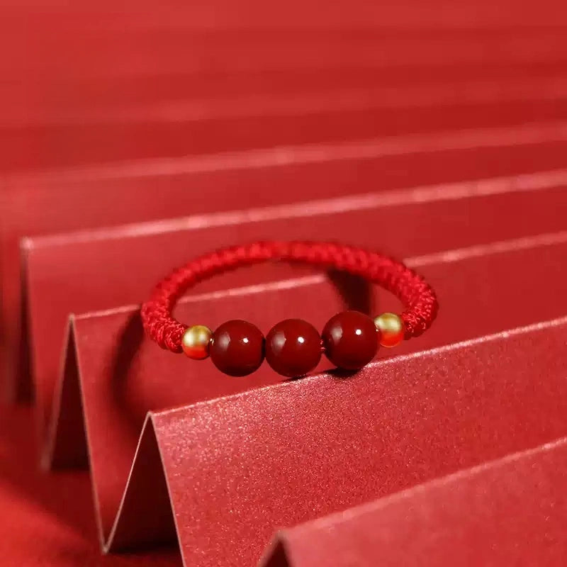 Cinnabar Ring--Wish the Elders Longevity