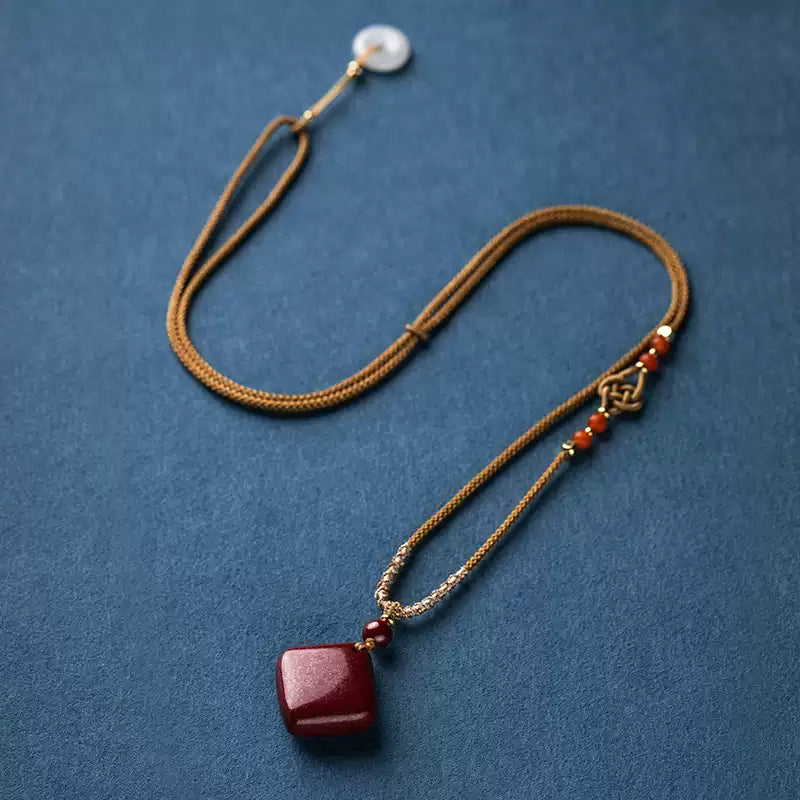 Cinnabar Necklace--Get Love