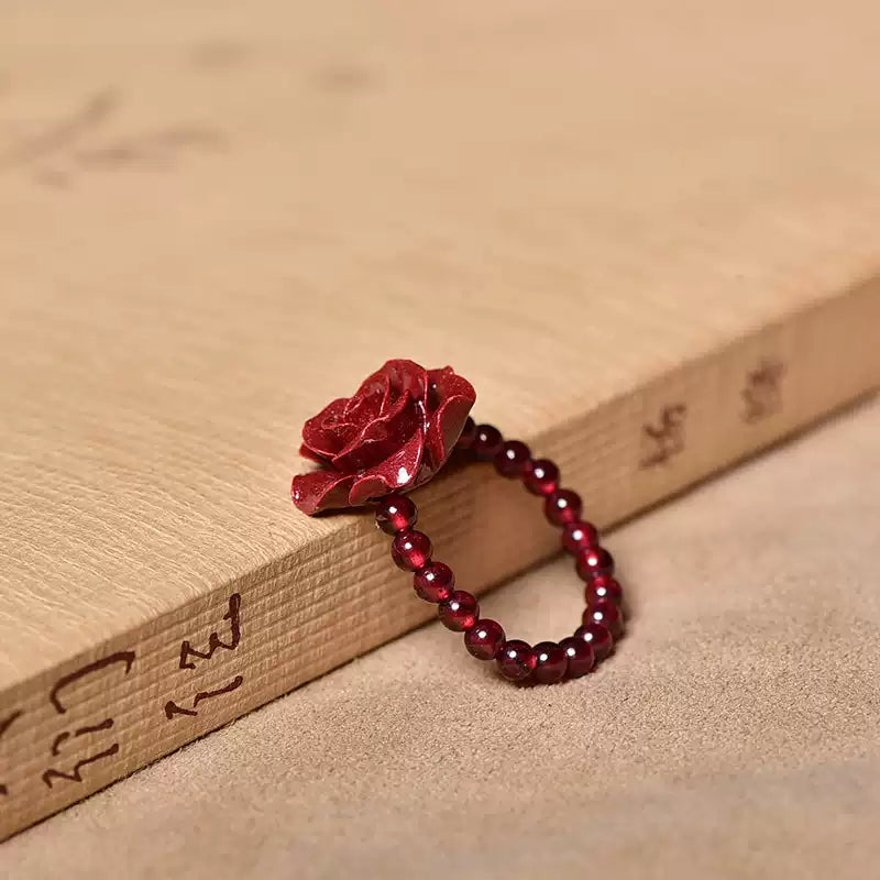 Cinnabar Ring--Increase Luck