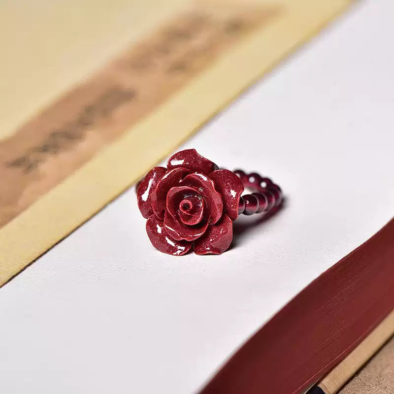 Cinnabar Ring--Increase Luck