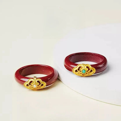 Cinnabar Ring--Birth Month Blessing