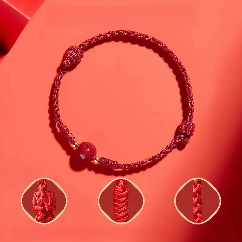 Cinnabar Bracelet--Bless yourself and your friends with health and longevity
