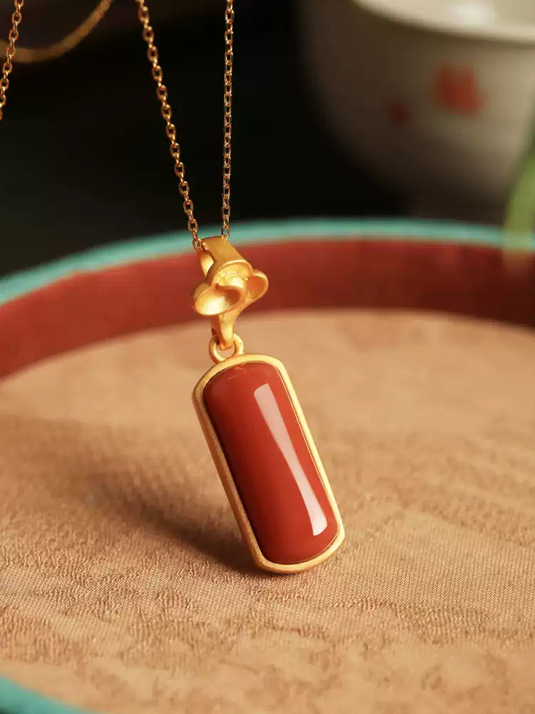 Cinnabar necklace - remove bad luck