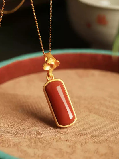 Cinnabar necklace - remove bad luck