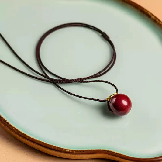 Cinnabar Necklace - Get Wealth