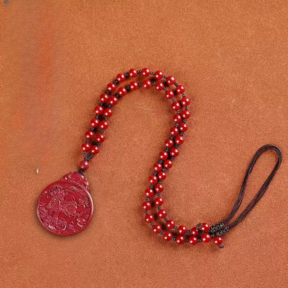 Limited cinnabar Kirin necklace