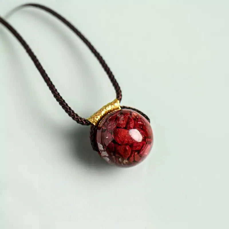 Cinnabar Necklace - Get Wealth