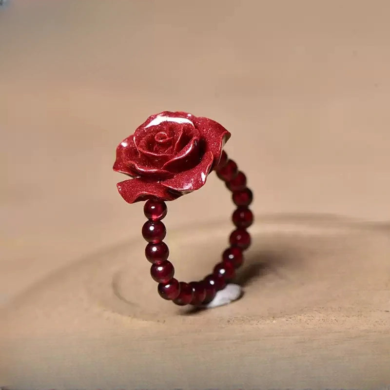 Cinnabar Ring--Increase Luck