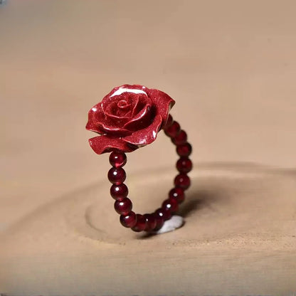 Cinnabar Ring--Increase Luck